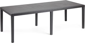 Pro-Garden tuintafel'Queen'220x90x72cm - Antraciet