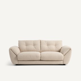 3-zits slaapbank van bouclé stof Edgar