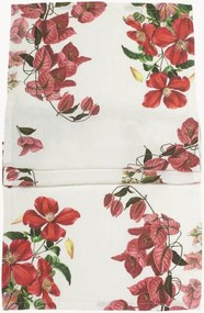 Linnen tafelloper Climbing Flowers