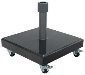 Platinum verrijdbare parasolvoet Rome 40 kg - Black Polished