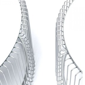 Kare Design Wire Zilveren Salontafelset Rond