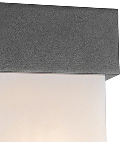 Buiten wandlamp met bewegingsmelder antraciet IP44 bewegingssensor - Tide Modern E27 IP44 Buitenverlichting