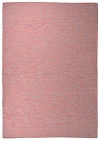 vidaXL Buitenkleed platgeweven 160x230 cm rood