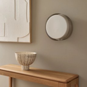 Plafondlamp in ijzer en opaline, DARJA