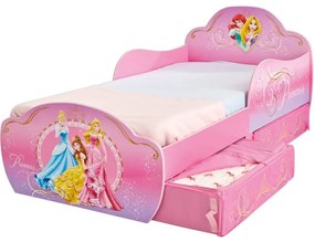 Disney Peuterbed met lades Princess roze 142x59x77 cm WORL660016
