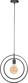 Cirkel Hanglamp Metaal Zwart