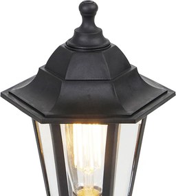 Klassieke buiten vloerlamp zwart 42,2 cm IP44 - New Haven