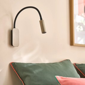 Scharnierende wandlamp/leeslamp, Liliana