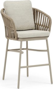 Barstoel Rope Taupe-naturel-bruin Coco Elara
