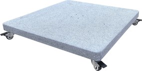 AVH parasolvoet 90 kg Hacienda / Siesta met 4 wielen robuust graniet  (6,4x6,4)
