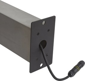 Modern buiten paaltje grijs 65cm IP44 - Pompei