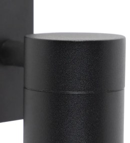 Smart buitenwandlamp zwart incl. WiFi GU10 IP44 - Solo Modern GU10 IP44 Buitenverlichting cilinder / rond