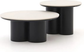 Bijzettafel tuin Apple Bee | Rond | Tuintafel Sintered stone | Ø80cm | Kees Smit Tuinmeubelen