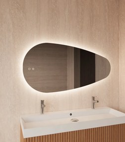 Gliss Design Thalia badkamer spiegel met verlichting 120x61cm