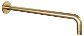Brauer Gold Edition gebogen wandarm geborsteld messing PVD