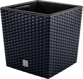 Prosperplast Rato Low Plantenbak - 32 x 32,5 cm - Antraciet