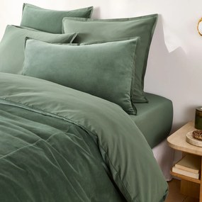 Hoeslaken, effen, gewassen katoen, hoogte 30 cm, NORIA