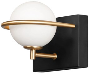 WANDLAMP APP1300-1W Zwart Goud
