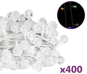 vidaXL Lichtsnoer met 400 LED's 8 functies meerkleurig 40 m