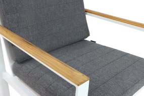 Tuinstoel Aluminium Wit Lifestyle Garden Furniture Faro