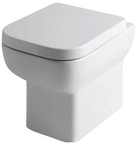 Eastbrook Bijou Comfort staand randloos toilet wit glans