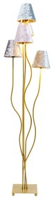 Kare Design Flexible Moderne Vloerlamp Velvet Brass