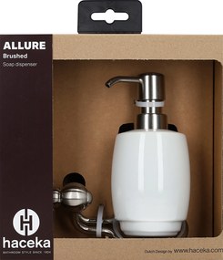 Haceka Allure zeepdispenser RVS geborsteld