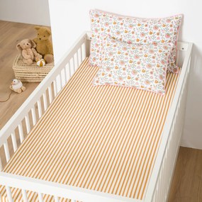 Hoeslaken baby gewassen katoen omslag 17 cm, Yassia