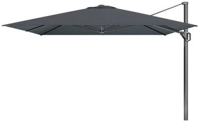 Platinum Challenger Telescope Zweefparasol premium - 3,5x3,5 - Faded Black met Marbella voet en hoes
