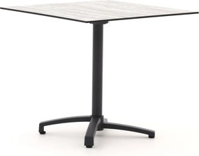 Inklapbare tafel Bellagio  | Vierkant  | Tuintafel Kunststof | 80x80cm | 2 personen | Kees Smit Tuinmeubelen
