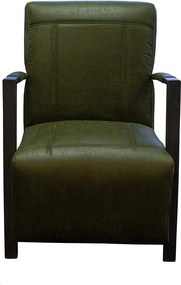 Fauteuil - Rosetta - leer Colorado groen 08
