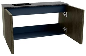 Mondiaz Joya DLux 80cm toiletmeubel shadow met wastafel faye links 1 kraangat lava