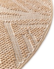 Garden Impressions Buitenkleed Ø200 cm - leaf sand