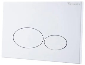 Wiesbaden X32 Metal drukplaat voor inbouwreservoir mat wit 32.4678