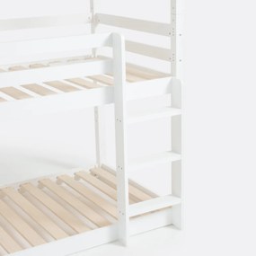 Stapelbed met 3 slaapzones en lattenbodems, Maysar