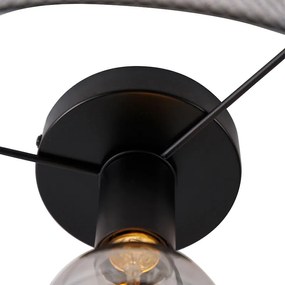 Industriële plafondlamp zwart - Drum Mesh Industriele / Industrie / Industrial E27 Draadlamp rond Binnenverlichting Lamp