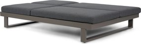Lifestyle Garden Furniture Massimo Ligbed Met Kussen Antraciet/carbon Aluminium Grijs