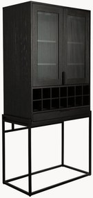 Houten vitrinekast Travis