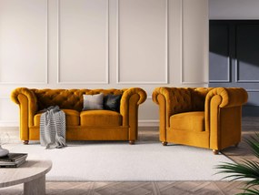 2-zitsbank Phoebe velvet | Windsor & Co
