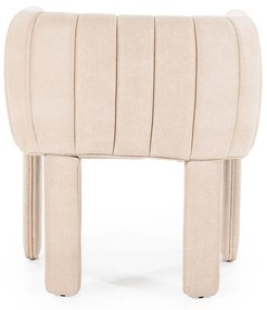 Eleonora Liselore Beige Design Eetkamerstoel