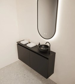 Gliss Design Echo toiletmeubel 100cm zwart mat