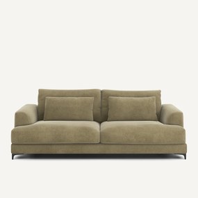 4-zits slaapbank van fluweellinnen, Marsile