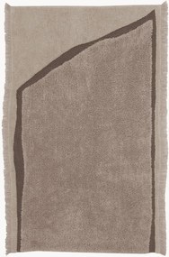 Hoogpolig wollen vloerkleed Nomad