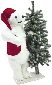 Polar bear, met snowy kerst, 105cm