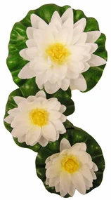 Ubbink 3-delige Waterlelieset decoratief wit