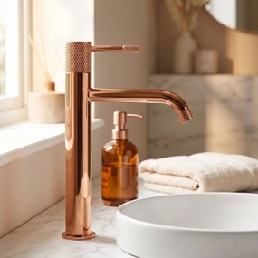 Wastafelkraan Rea Venti Copper High
