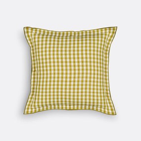 Gingham katoen/linnen kussenhoes, Cottage