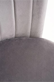 Pak 4 Fluwelen Luk Stoelen