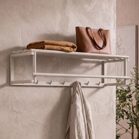 Beige Kapstok Met Hoedenplank