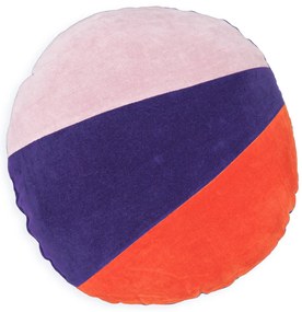 Rond kussen in katoenfluweel, Dorca